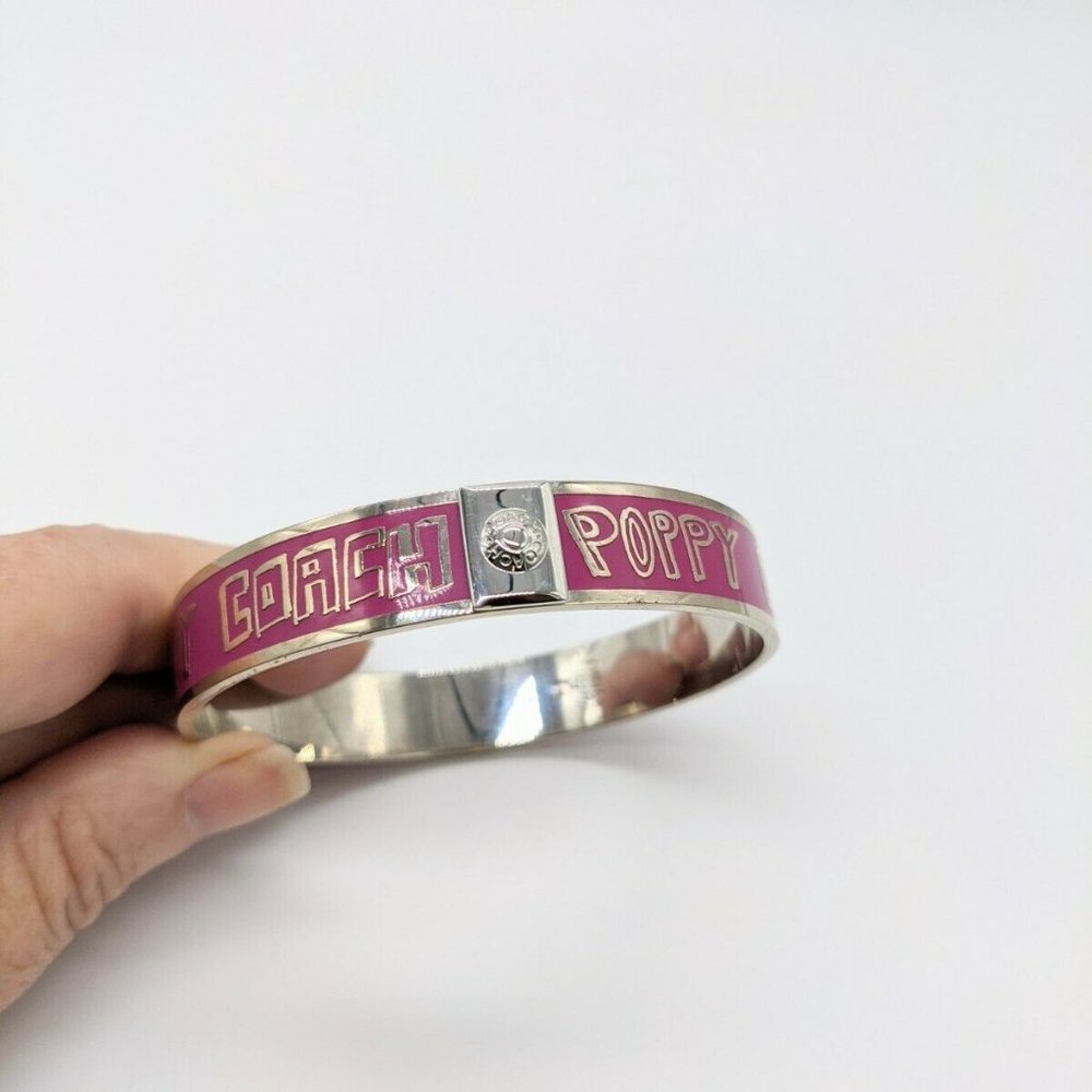 Pink Poppy Coach Bracelet - Picture 2 of 5